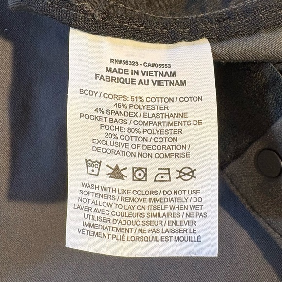 NIKE Dri- Fit Flat Front Classic Pants in Gray Mens Size 34x30 - Picture 10 of 13